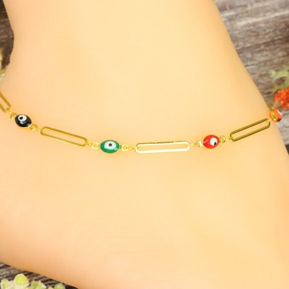 "Elegant Handmade Anklet – Delicate Jewelry for Women, MAR091475 - Picture 5 of 10